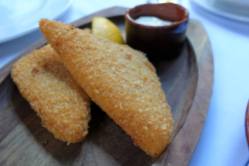 Breaded cheese from Pirot