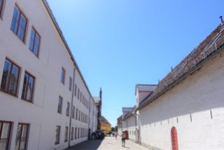 Row of buildings with Prison Chapel
