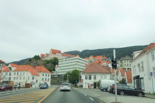 Driving north out of Bergen